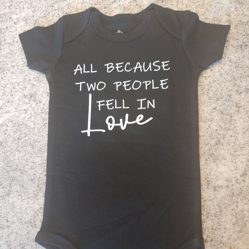 NEW! All Because Two People Fell In Love Onesie